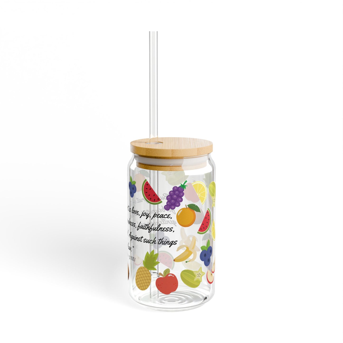Fruit of the Spirit Sipper Glass
