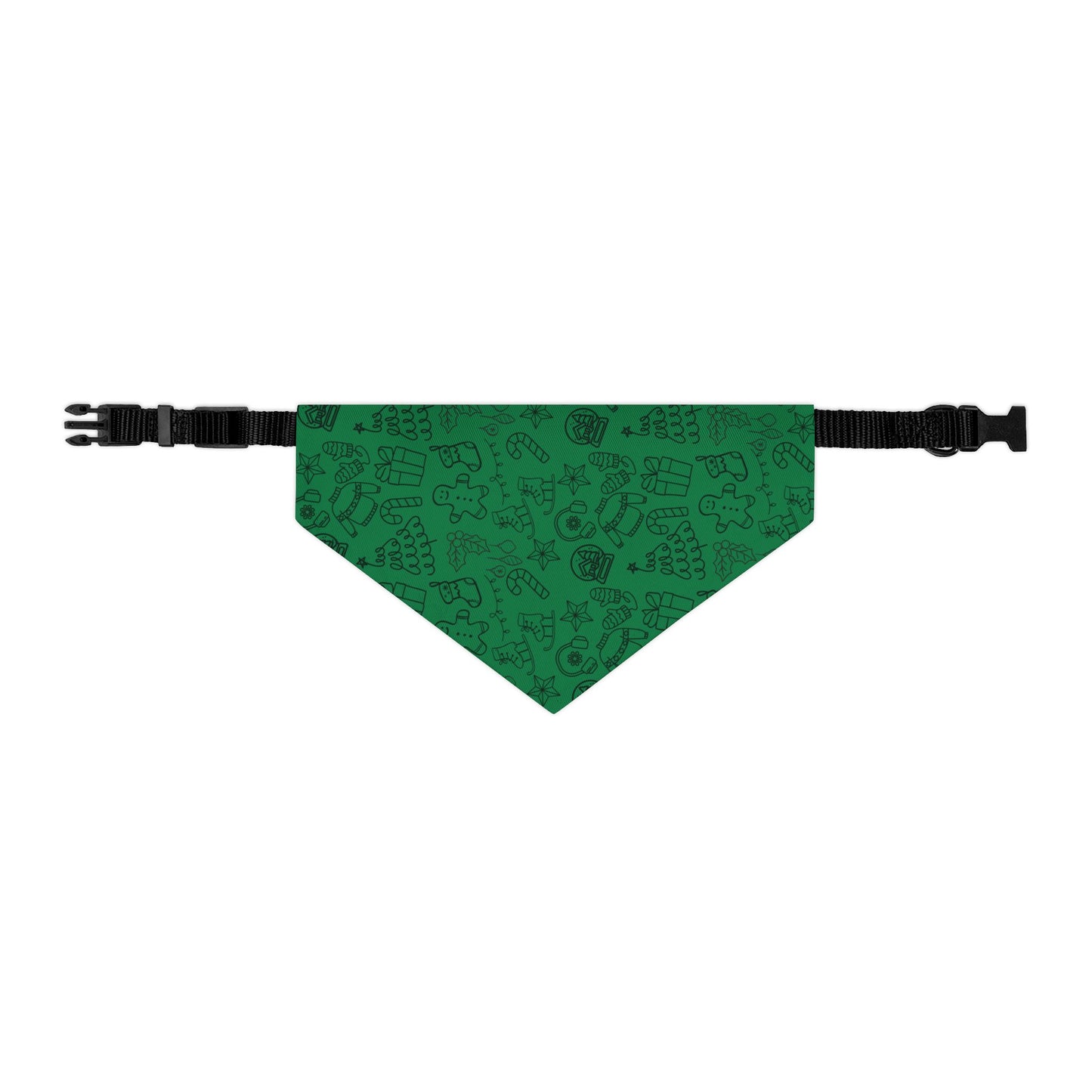 Christmas Cheer Pet Bandana - Evergreen