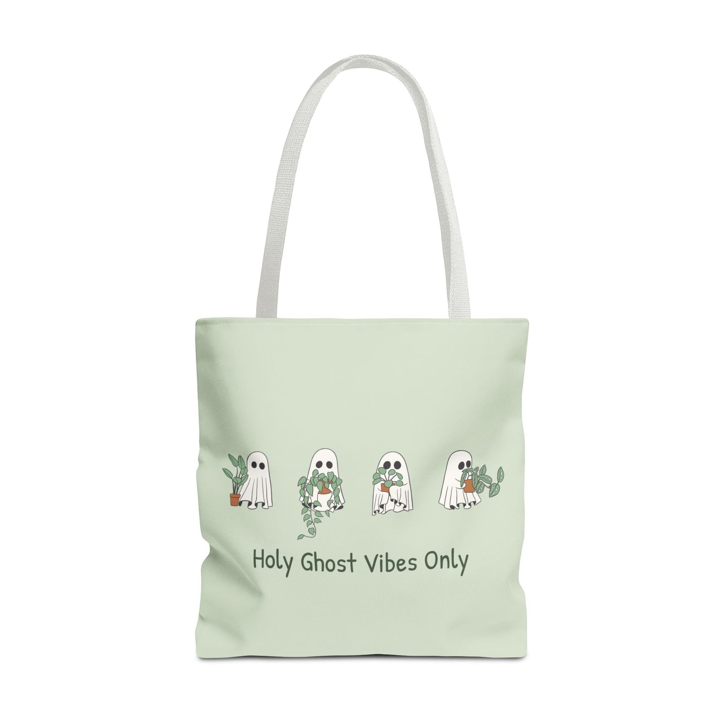 Holy Ghost Tote Bag - Sage Green