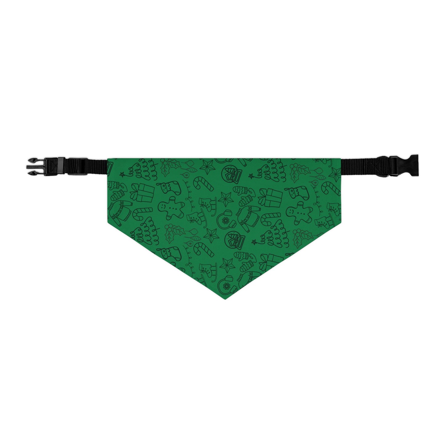 Christmas Cheer Pet Bandana - Evergreen