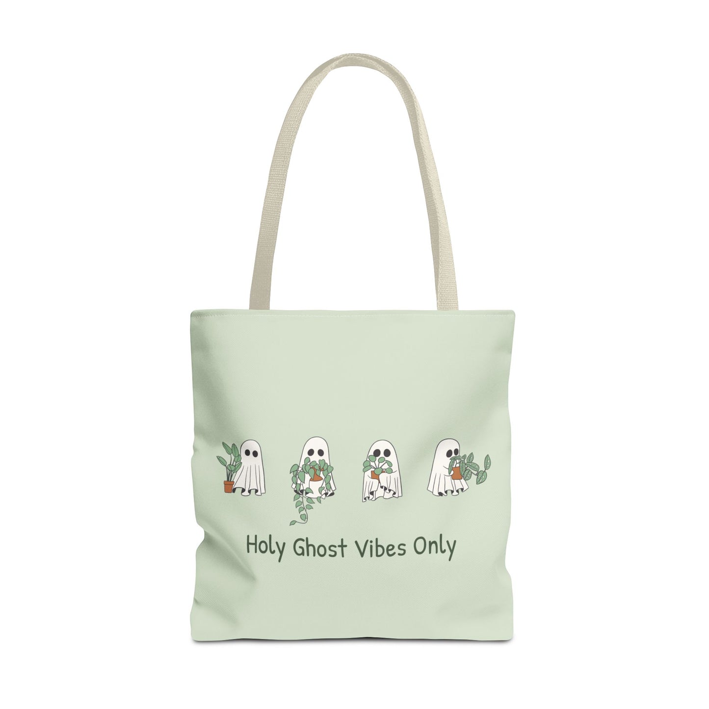Holy Ghost Tote Bag - Sage Green