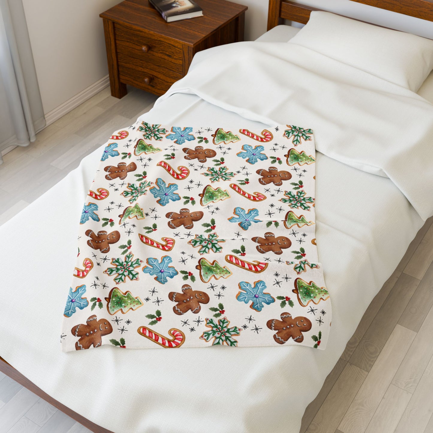 Christmas Cookies & Cream Plush Blanket