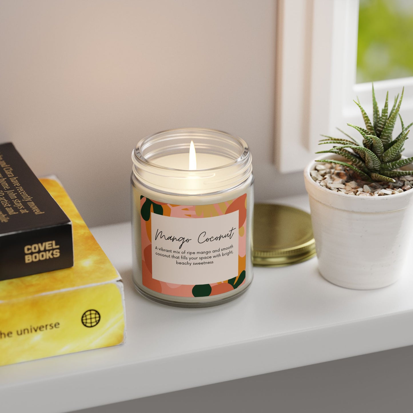 Mango Coconut Scented Candle