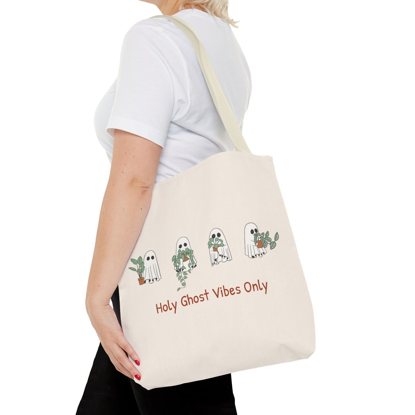 Holy Ghost Tote Bag - Cream