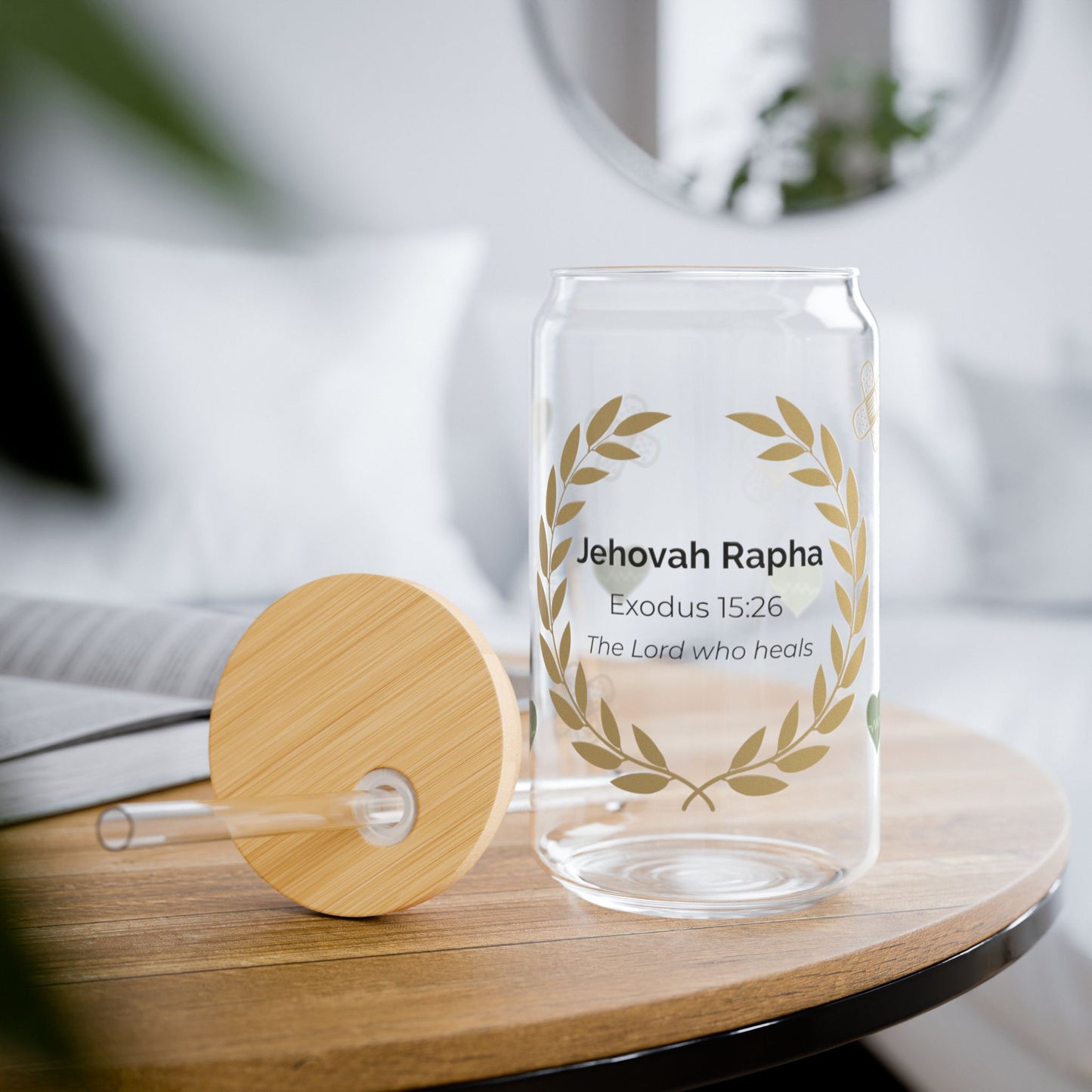 Jehovah Rapha Sipper Glass