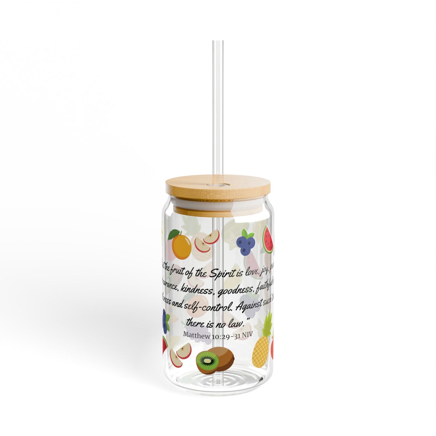 Fruit of the Spirit Sipper Glass