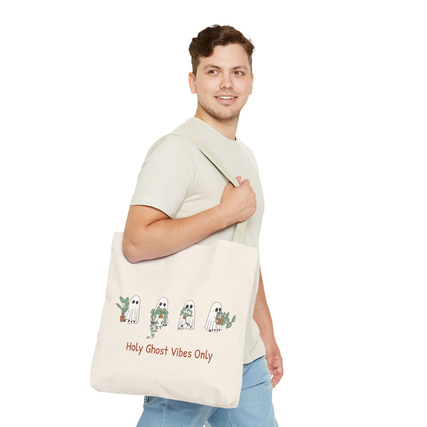 Holy Ghost Tote Bag - Cream
