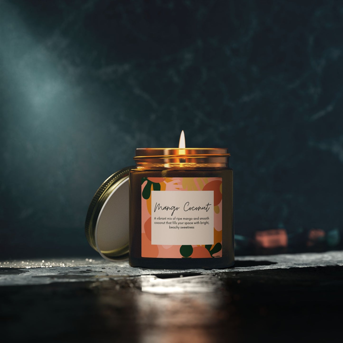 Mango Coconut Scented Candle