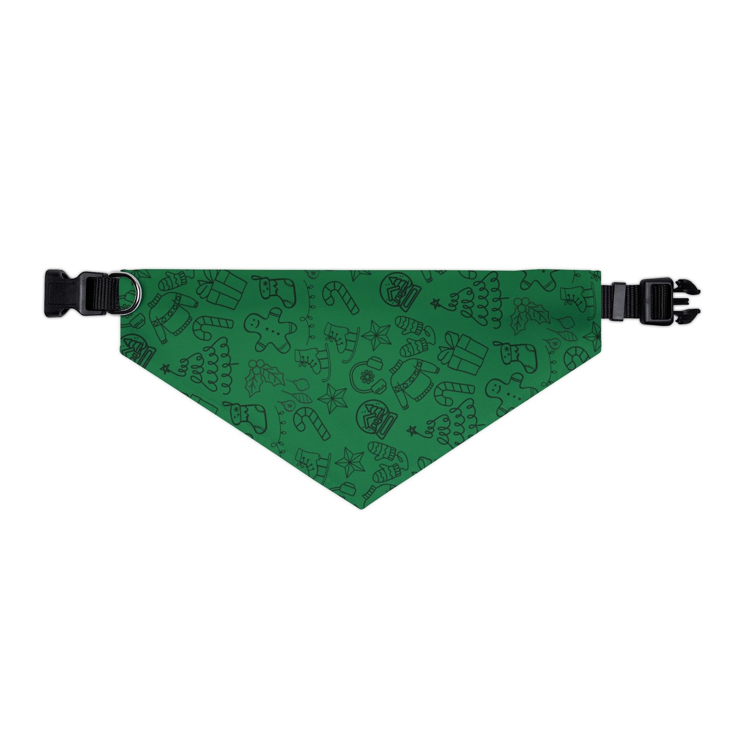 Christmas Cheer Pet Bandana - Evergreen