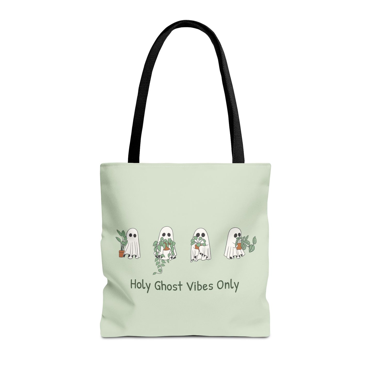 Holy Ghost Tote Bag - Sage Green
