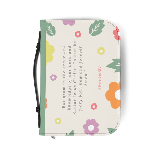 “Grow in Grace” Bible Cover – 2 Peter 3:18 (NIV)