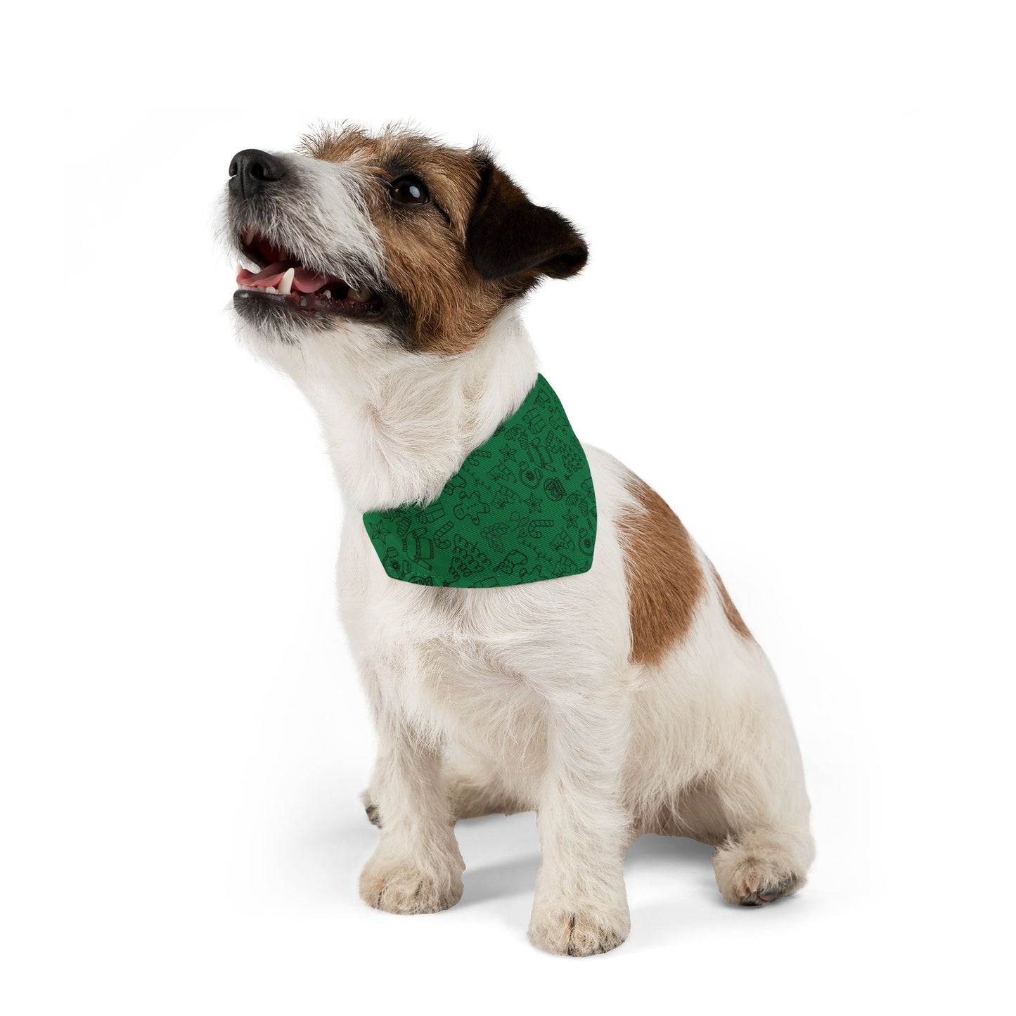 Christmas Cheer Pet Bandana - Evergreen