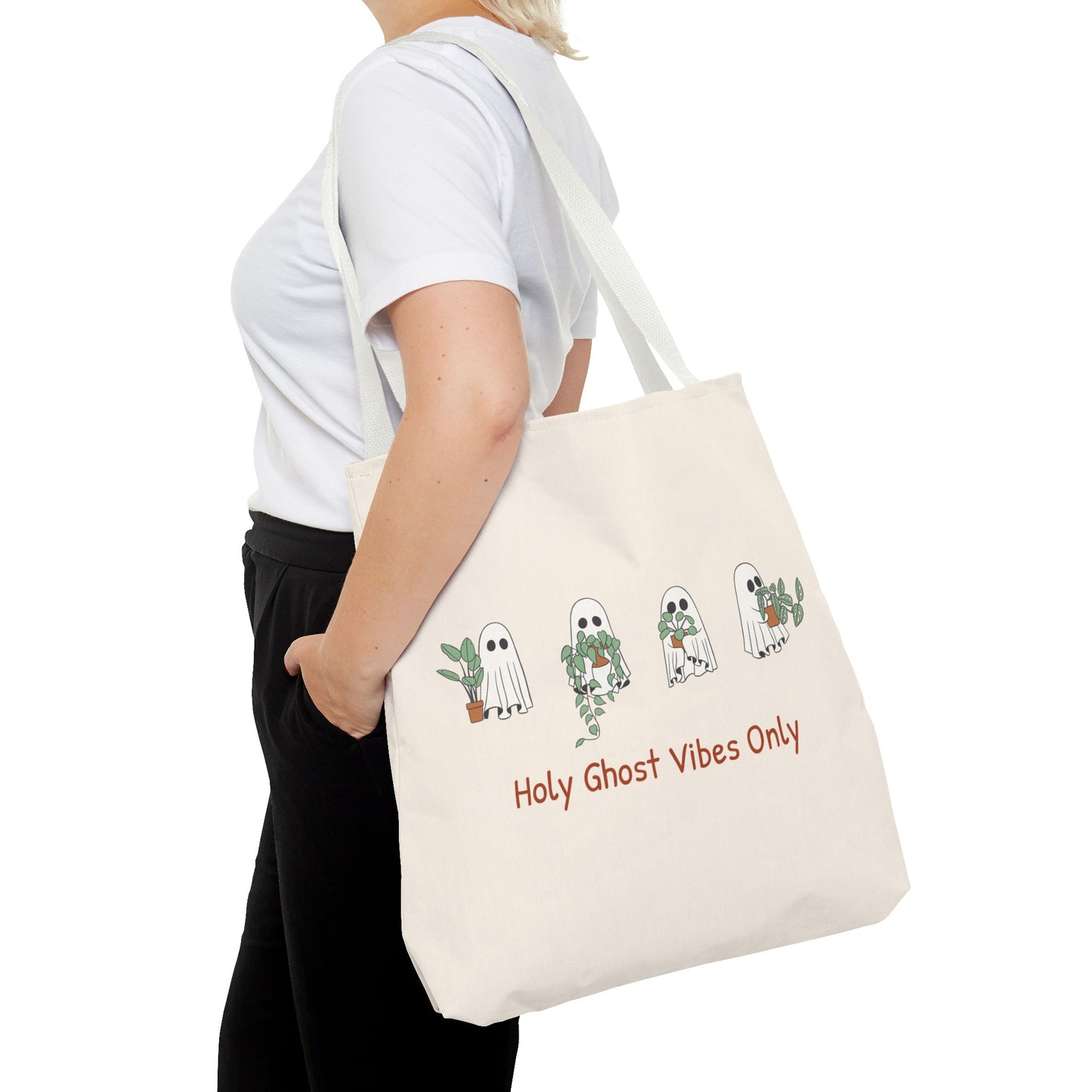 Holy Ghost Tote Bag - Cream
