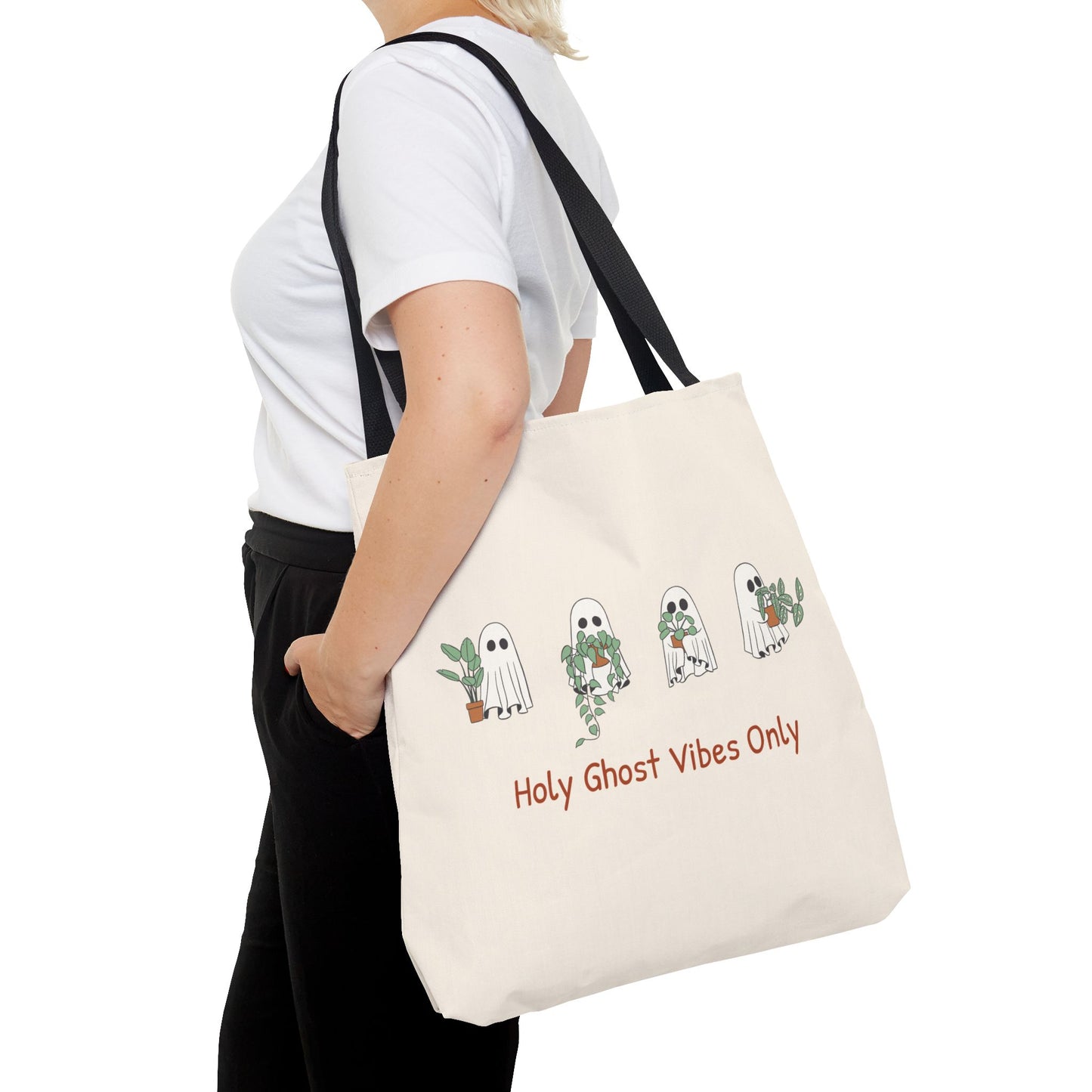 Holy Ghost Tote Bag - Cream