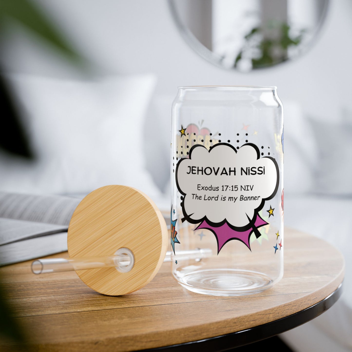 Jehovah Nissi Sipper Glass