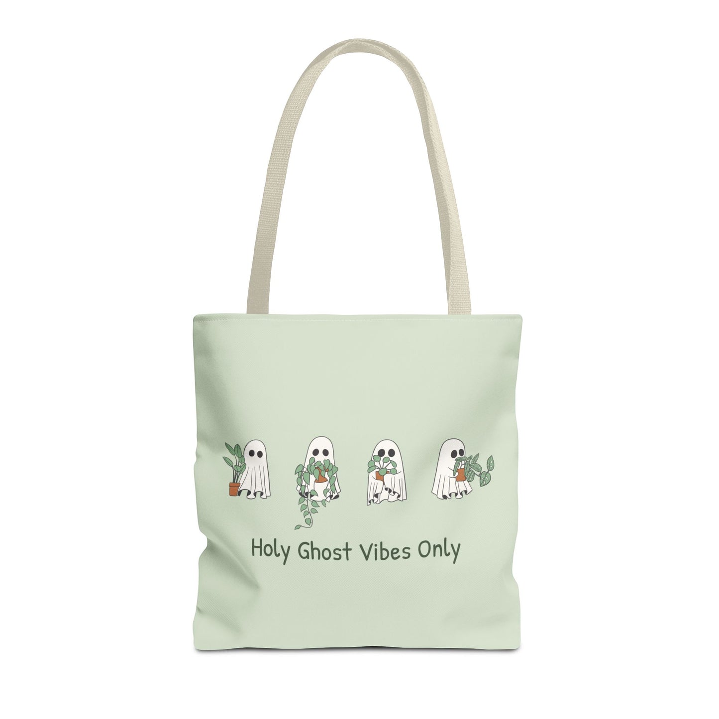 Holy Ghost Tote Bag - Sage Green