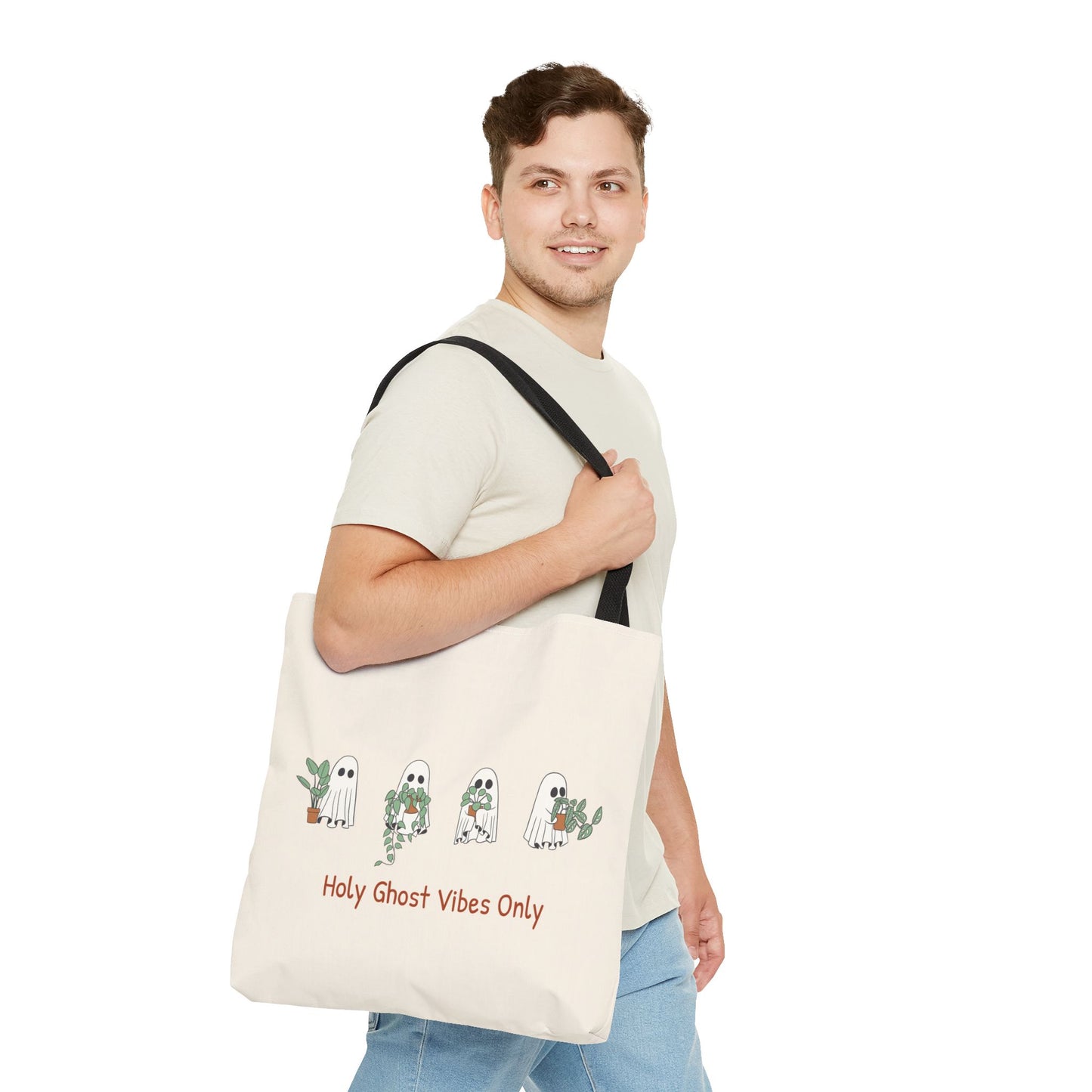 Holy Ghost Tote Bag - Cream