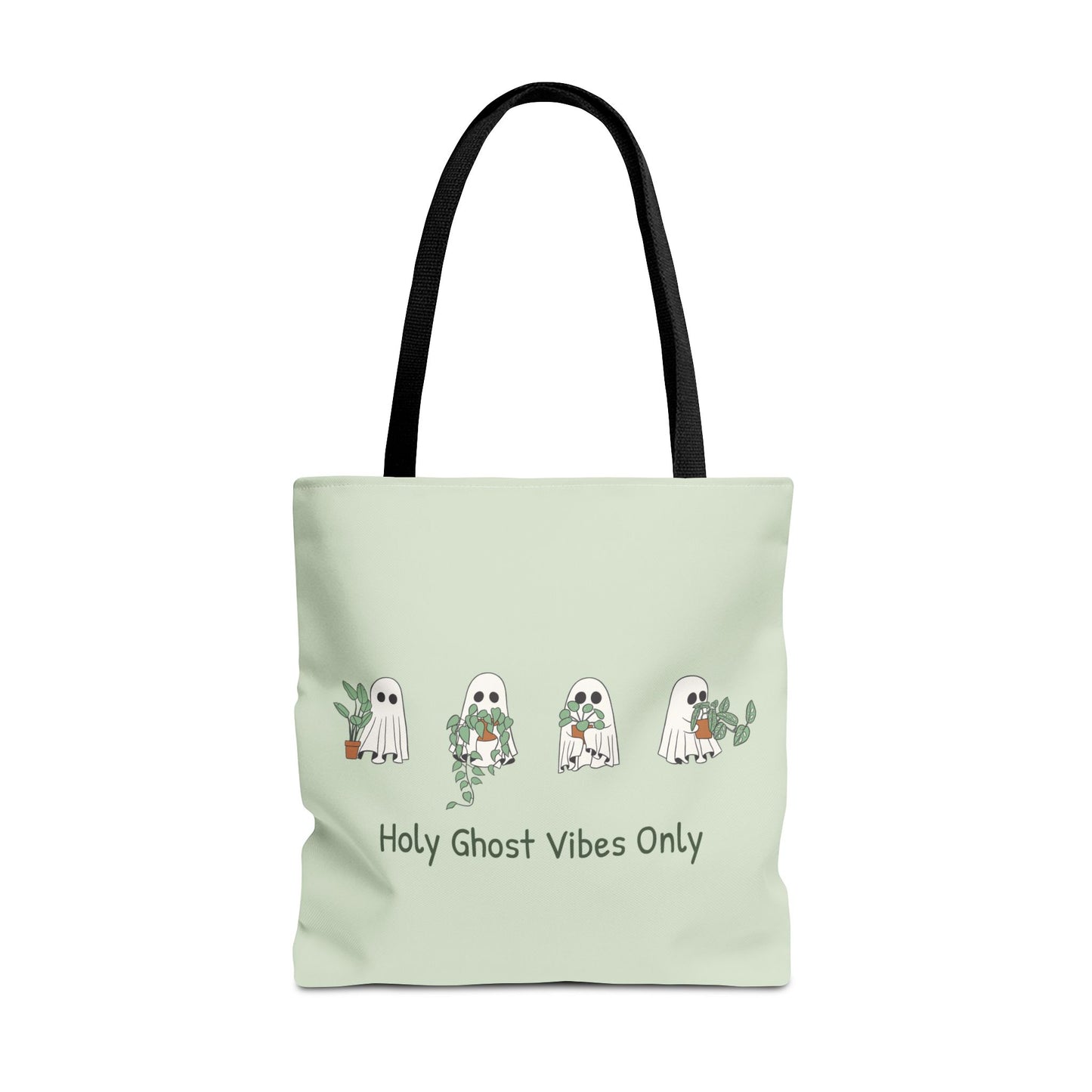 Holy Ghost Tote Bag - Sage Green