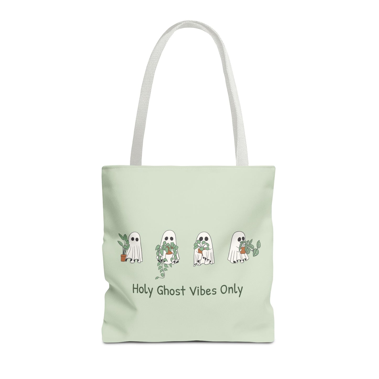 Holy Ghost Tote Bag - Sage Green