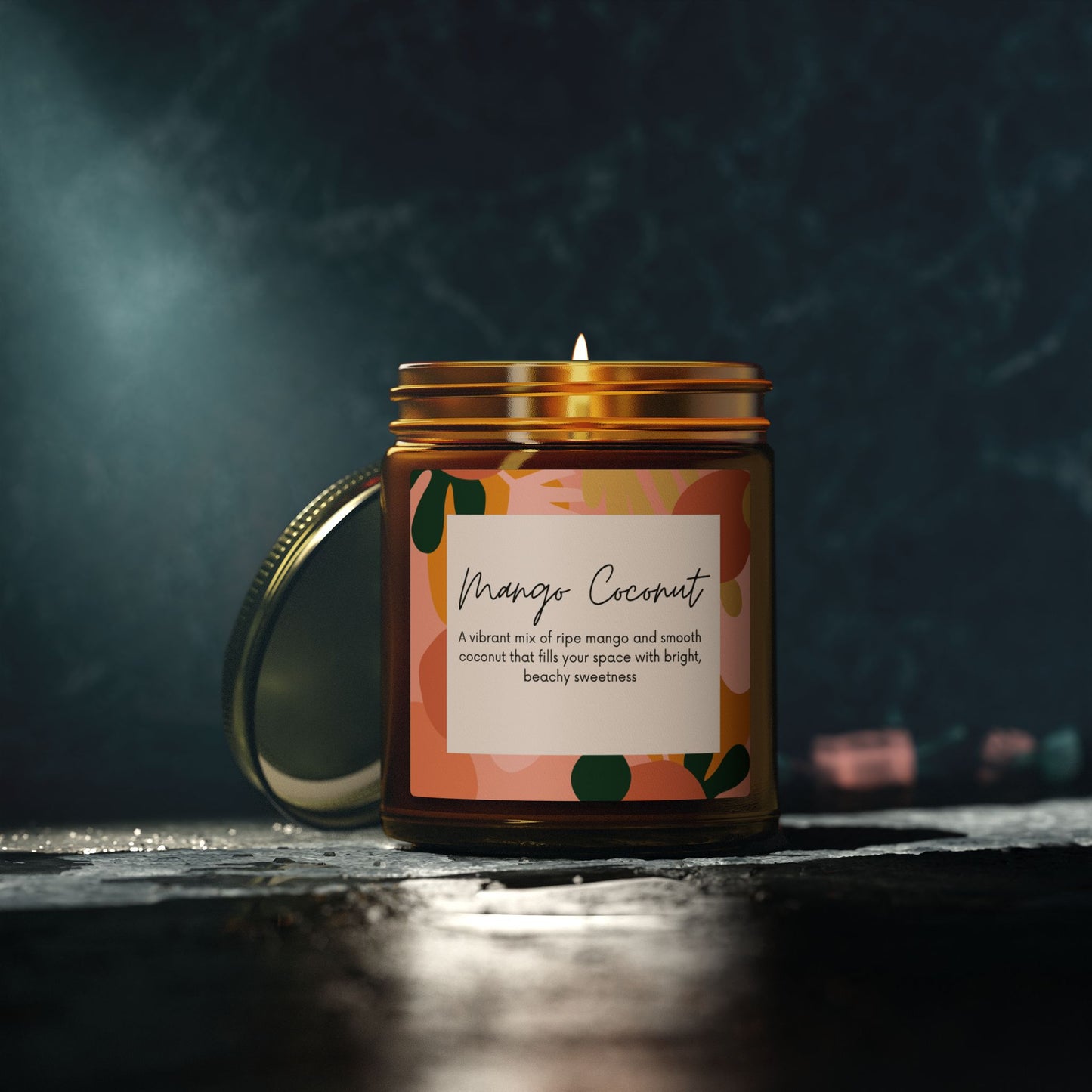Mango Coconut Scented Candle