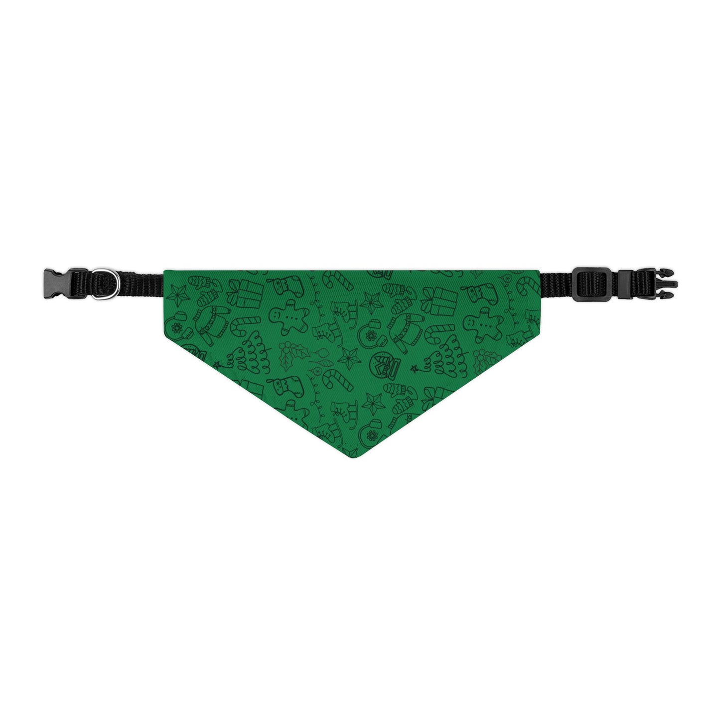 Christmas Cheer Pet Bandana - Evergreen