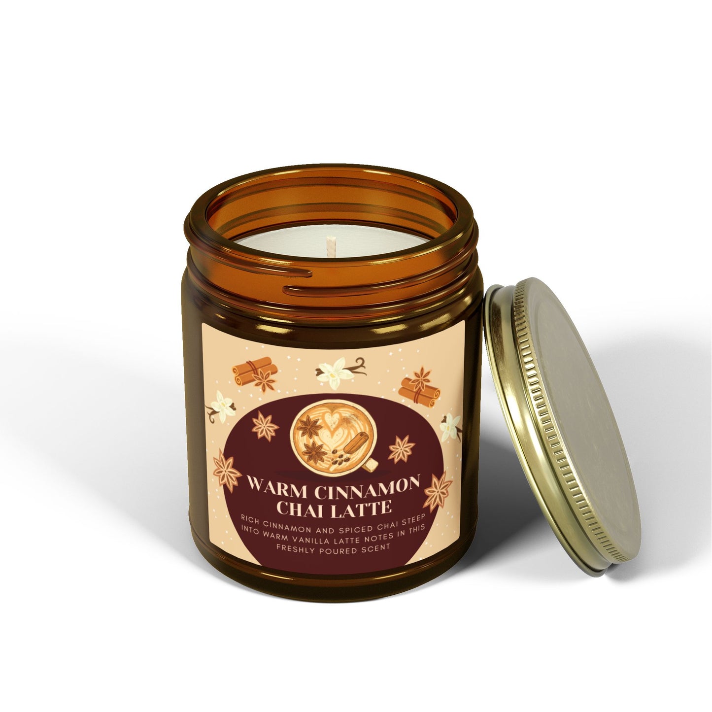 Cinnamon Chai Latte Scented Candle